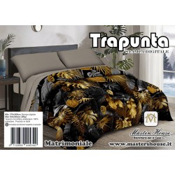 Trapunta Matrimoniale Stampa Digitale 270x260 - Imbottitura Maxi 300g/m² - Microfibra Anallergica