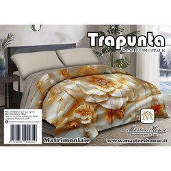 Trapunta Matrimoniale Stampa Digitale 270x260 - Imbottitura Maxi 300g/m² - Microfibra Anallergica